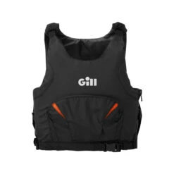 Gill Pro Racer Regattaweste Black-orange, Größe XXL