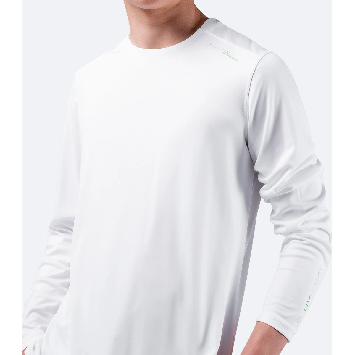 Zhik UV Active Langarmshirt Herren Weiß, Größe M 5 Zhik UV Active Langarmshirt Herren Weiß, Größe M – Bild 3