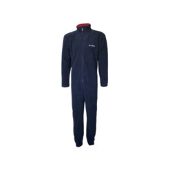 Dry Fashion Underall Fleece-Unterzieher Unisex Marineblau, Größe M