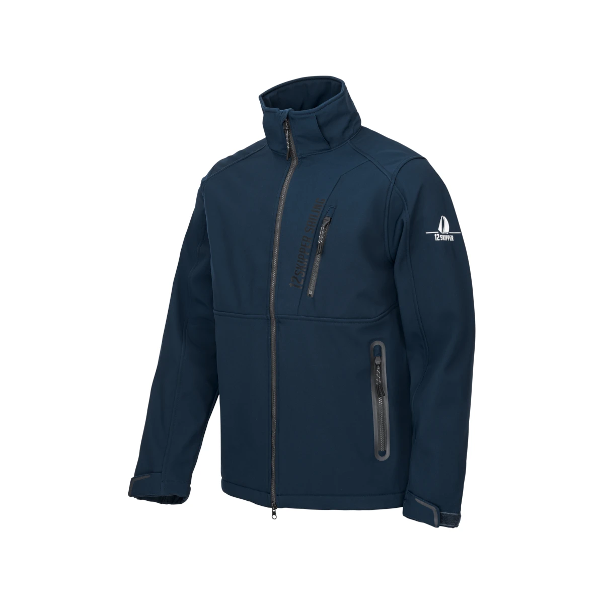 DEAL: 12skipper Amundsen Softshell-Jacke Unisex Marineblau, Größe S 5 DEAL: 12skipper Amundsen Softshell-Jacke Unisex Marineblau, Größe S – Bild 3
