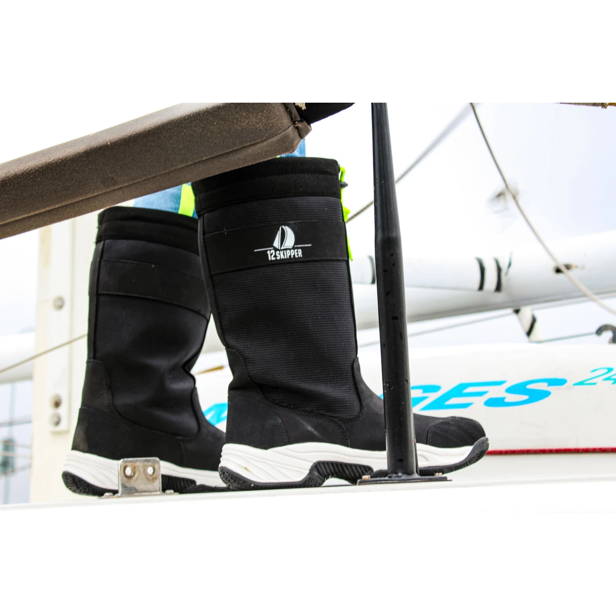 DEAL: 12skipper Drake Segelstiefel Unisex Schwarz, Größe 38 9 DEAL: 12skipper Drake Segelstiefel Unisex Schwarz, Größe 38 – Bild 7