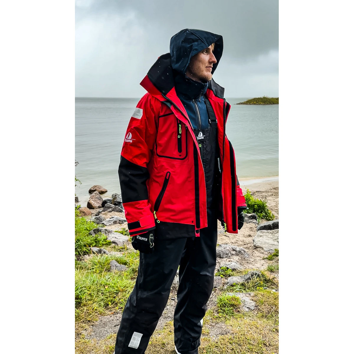 12skipper Magellan Offshore Segeljacke Damen Rot, Größe XXL 13 12skipper Magellan Offshore Segeljacke Damen Rot, Größe XXL – Bild 11