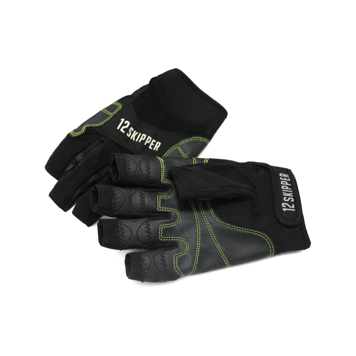 12skipper Vasco Da Gama Segelhandschuhe Kurzfinger Schwarz , Größe XXL 4 12skipper Vasco Da Gama Segelhandschuhe Kurzfinger Schwarz , Größe XXL – Bild 2