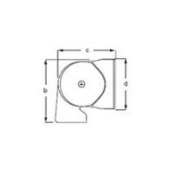 Hella Marine Serie 0950 Sea Hawk XL LED Deckscheinwerfer - Anbau, Breitstrahlend, Gehäuse Schwarz -12 Seemeilen hella marine led sea hawk deckscheinwerfer breitstrahlend schwarz skizze 3 3 jpg