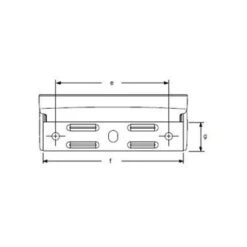 Hella Marine Serie 0950 Sea Hawk XL LED Deckscheinwerfer - Anbau, Breitstrahlend, Gehäuse Schwarz -12 Seemeilen hella marine led sea hawk deckscheinwerfer breitstrahlend schwarz skizze 4 jpg