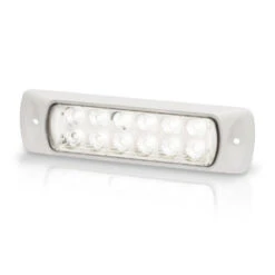 Hella Marine Serie 0670 Sea Hawk LED Deckscheinwerfer - Einbau, Engstrahlend, Gehäuse Weiß