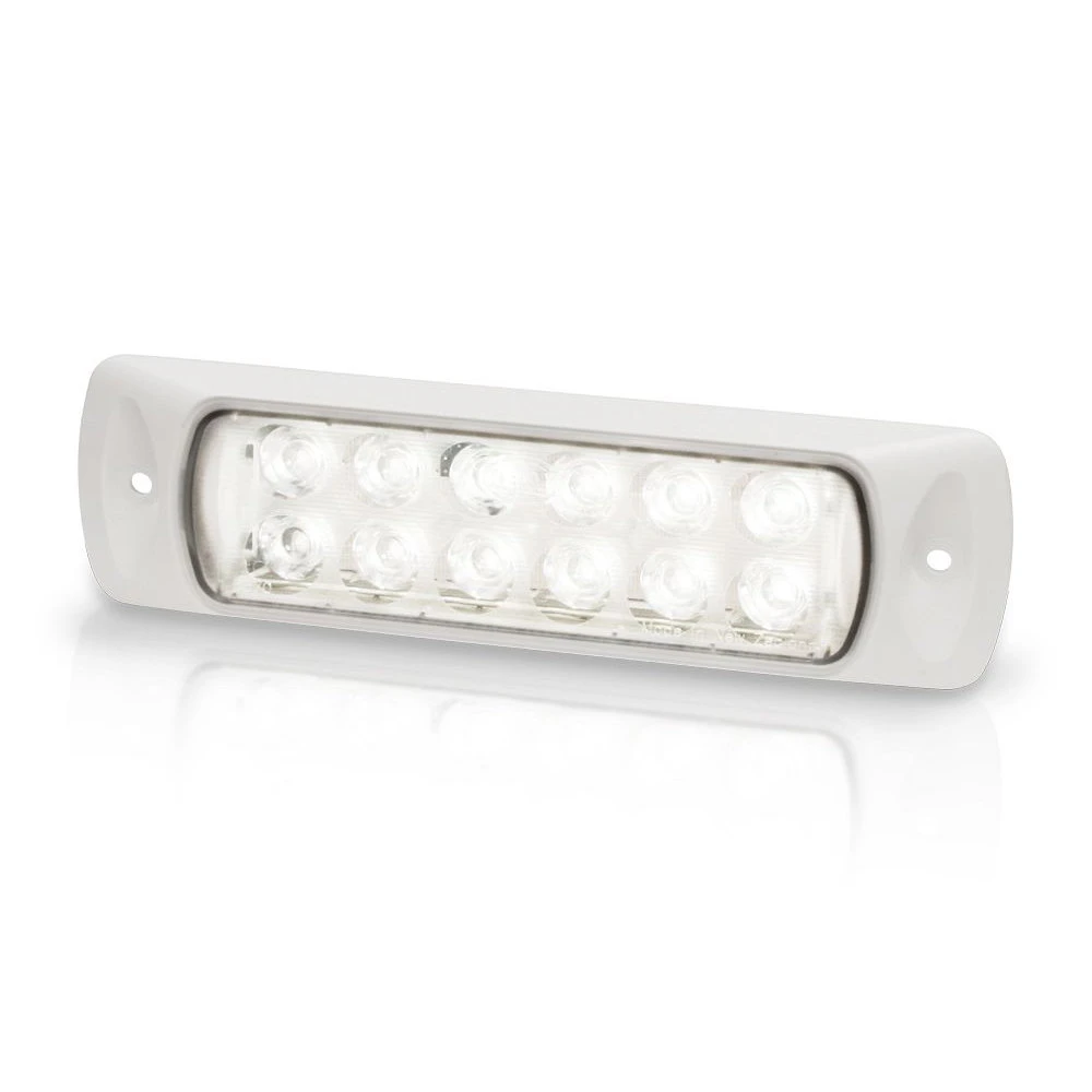 Hella Marine Serie 0670 Sea Hawk LED Deckscheinwerfer - Einbau, Engstrahlend, Gehäuse Weiß 3 Hella Marine Serie 0670 Sea Hawk LED Deckscheinwerfer - Einbau, Engstrahlend, Gehäuse Weiß