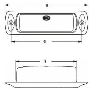Hella Marine Serie 0670 Sea Hawk LED Deckscheinwerfer - Einbau, Breitstrahlend, Gehäuse Schwarz 4 Hella Marine Serie 0670 Sea Hawk LED Deckscheinwerfer - Einbau, Breitstrahlend, Gehäuse Schwarz – Bild 2