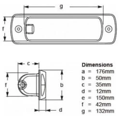Hella Marine Serie 0670 Sea Hawk LED Deckscheinwerfer - Einbau, Breitstrahlend, Gehäuse Schwarz 7 Hella Marine Serie 0670 Sea Hawk LED Deckscheinwerfer - Einbau, Breitstrahlend, Gehäuse Schwarz -12 Seemeilen hella marine serie 0670 sea hawk led deckscheinwerfer einbau engstrahlend gehaeusefarbe weiss 4 jpg