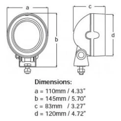Hella Marine Serie 6136 LED Mega Beam Deckscheinwerfer - Gehäusefarbe Weiß 13 Hella Marine Serie 6136 LED Mega Beam Deckscheinwerfer - Gehäusefarbe Weiß -12 Seemeilen hella marine serie 6176 led mega beam abmessungen 1 1 jpg