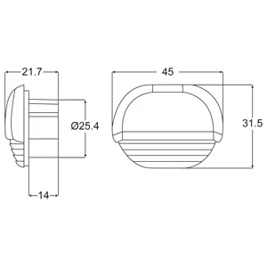 Hella Marine Serie 8560 Easy Fit Stufenleuchte LED - Gehäuse Kunststoff Weiß, Lichtfarbe Weiß 6 Hella Marine Serie 8560 Easy Fit Stufenleuchte LED - Gehäuse Kunststoff Weiß, Lichtfarbe Weiß – Bild 4