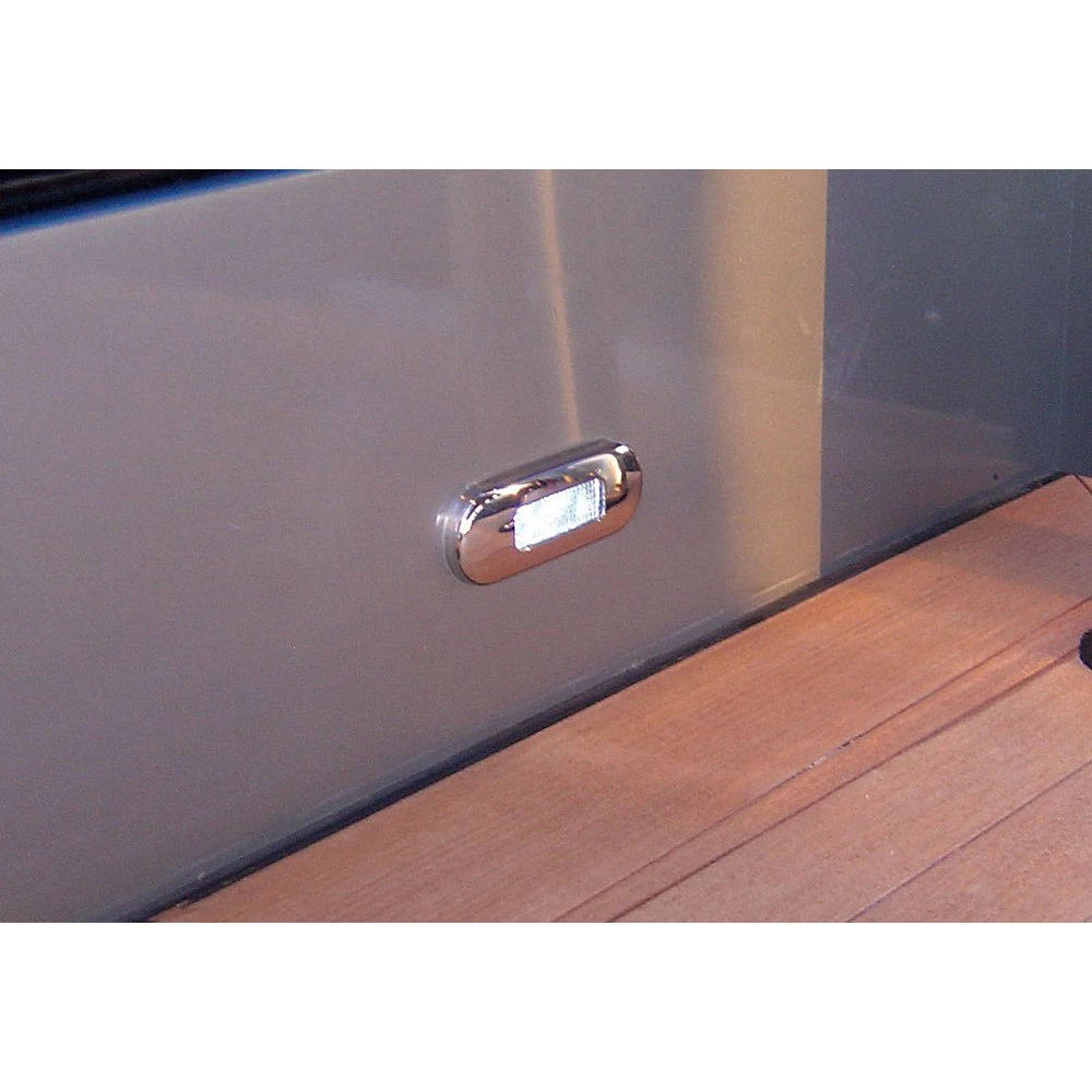 Hella Marine Serie 9680 LED Stufenleuchte - Lichtfarbe Weiß, Gehäuse Edelstahl Satiniert 4 Hella Marine Serie 9680 LED Stufenleuchte - Lichtfarbe Weiß, Gehäuse Edelstahl Satiniert – Bild 2