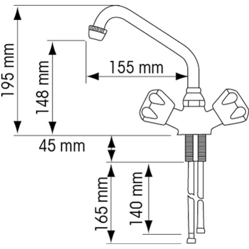 Plastimo Mischarmatur Drehbar 3 Plastimo Mischarmatur Drehbar