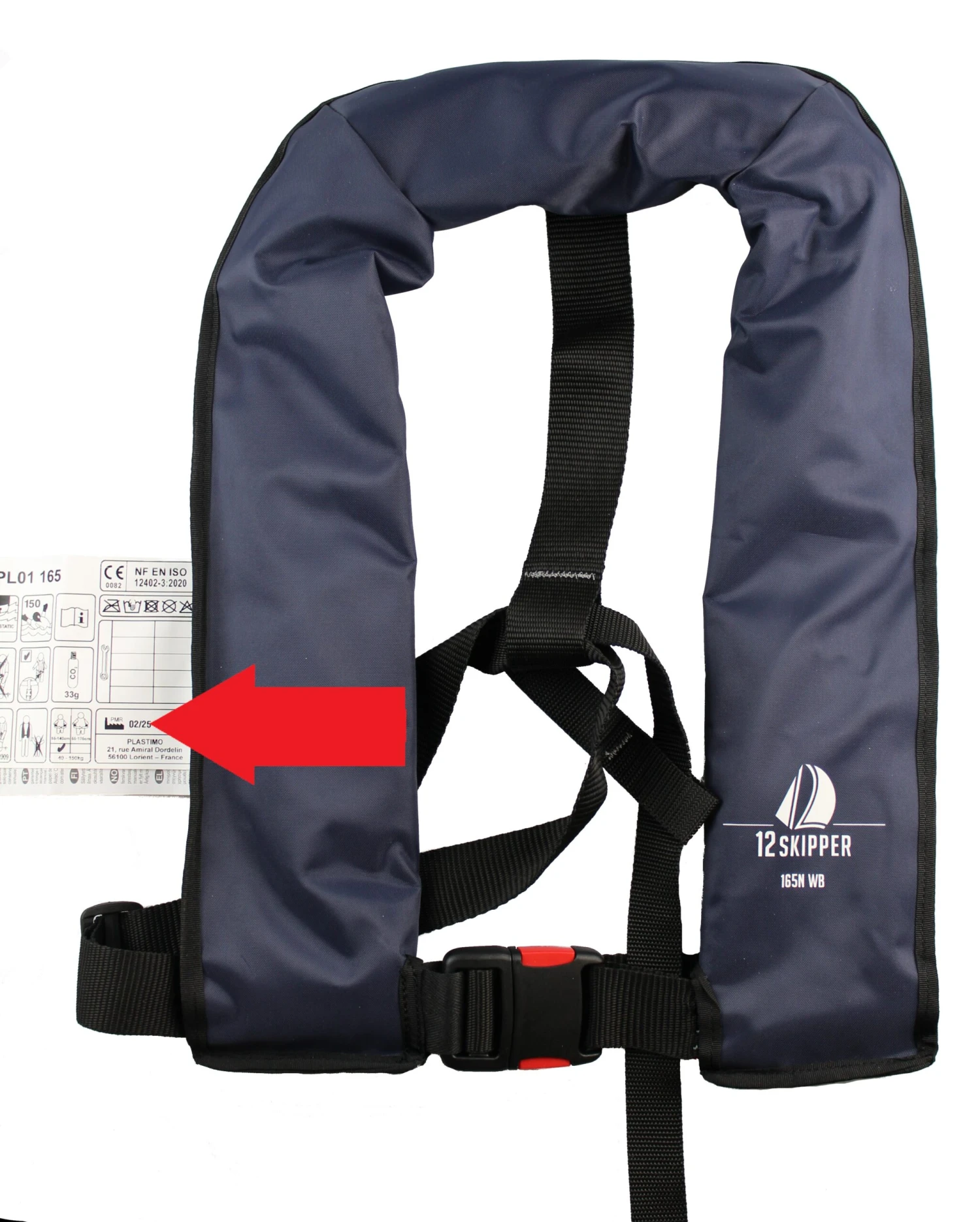 12skipper Automatik-Rettungsweste 165N ISO, Rot 8 12skipper Automatik-Rettungsweste 165N ISO, Rot – Bild 6