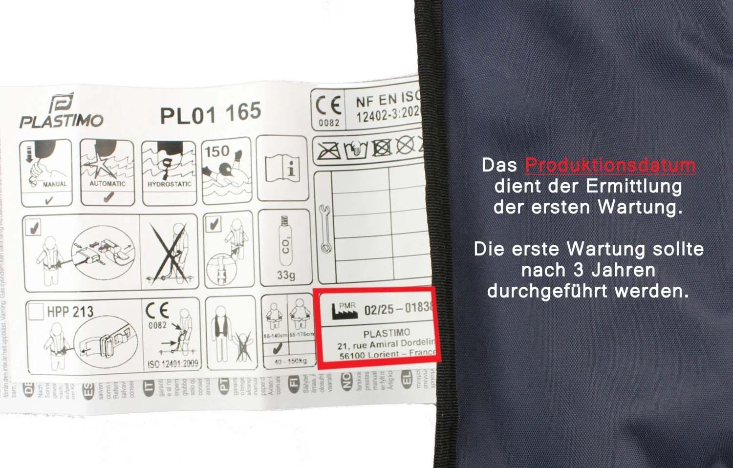 2er-Set 12skipper Automatik-Rettungsweste 165N ISO, Marineblau 10 2er-Set 12skipper Automatik-Rettungsweste 165N ISO, Marineblau – Bild 8