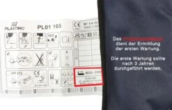 12skipper Automatik-Rettungsweste 165N ISO, Rot 16 12skipper Automatik-Rettungsweste 165N ISO, Rot -12 Seemeilen produktionsdatum weste zettelausschnitt jpg