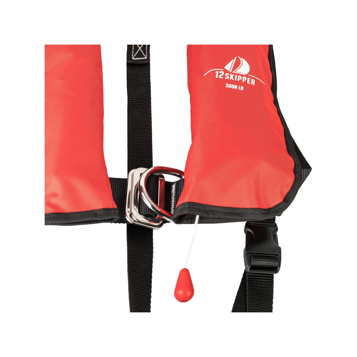 2er-Set 12skipper Automatik-Rettungsweste 300N ISO Mit Harness, Rot 6 2er-Set 12skipper Automatik-Rettungsweste 300N ISO Mit Harness, Rot – Bild 4