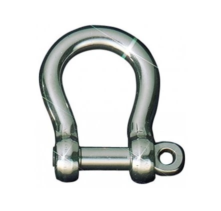 Sprenger Edelstahl-Rundschäkel Geschweift - Länge 42mm, Durchmesser 12mm 3 Sprenger Edelstahl-Rundschäkel Geschweift - Länge 42mm, Durchmesser 12mm