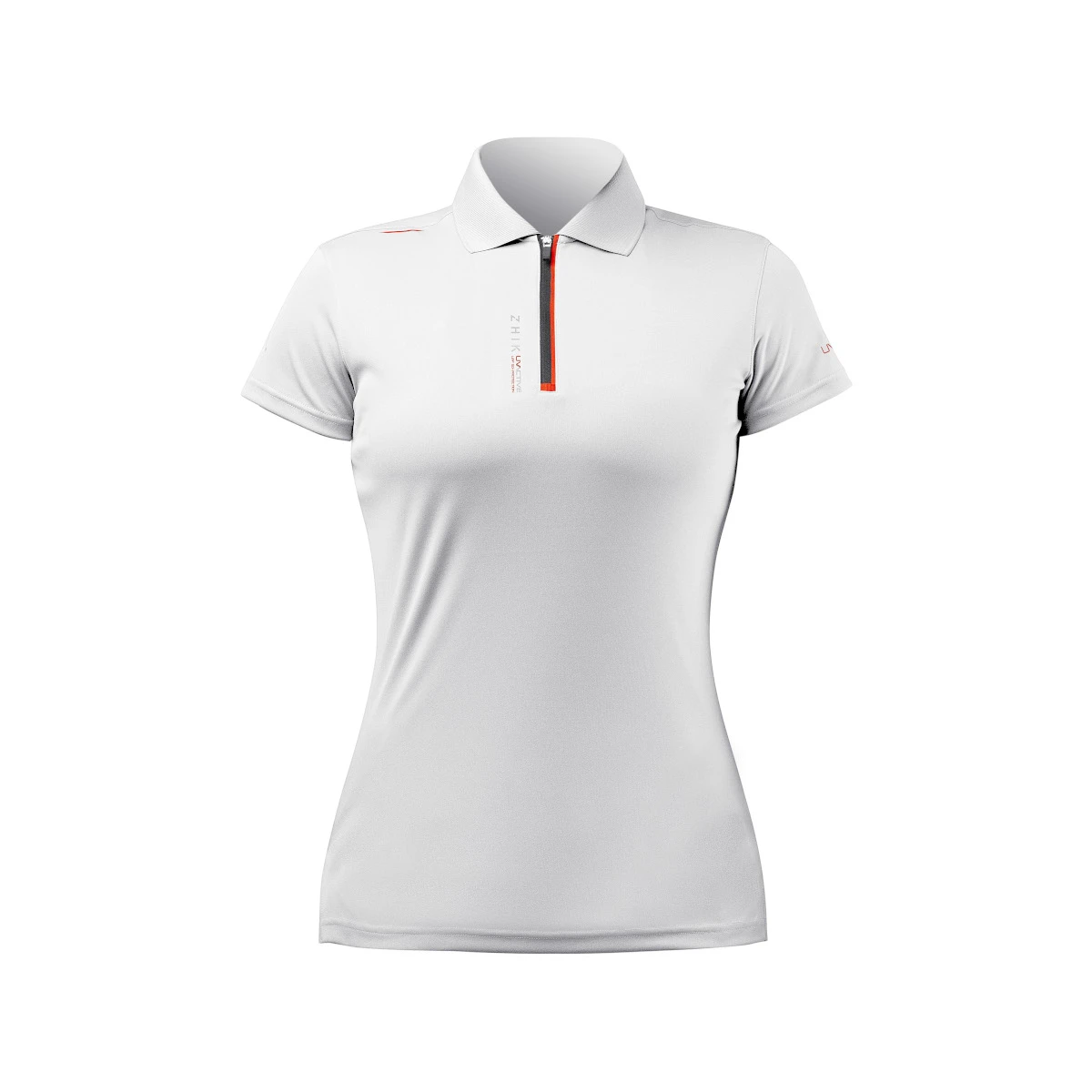 Zhik UV Active Zip Poloshirt Damen Weiß, Größe XL 3 Zhik UV Active Zip Poloshirt Damen Weiß, Größe XL