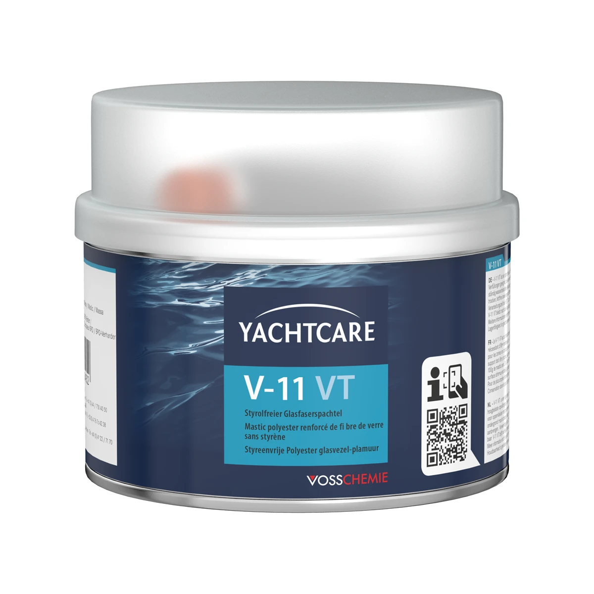Yachtcare V-11 VT 2K Glasfaser-Spachtelmasse Braun - 400g 3 Yachtcare V-11 VT 2K Glasfaser-Spachtelmasse Braun - 400g