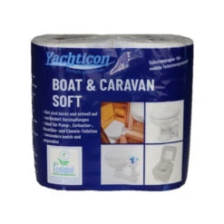 Yachticon Boot & Caravan Soft Toilettenpapier, 4 Rollen